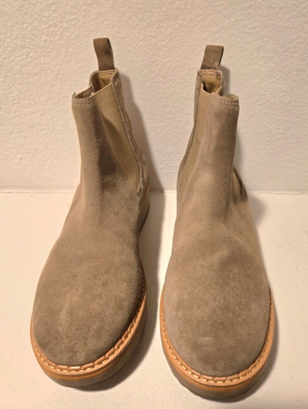 Matisse Ronan Taupe Suede Platform Bootie - Picture 4 of 7